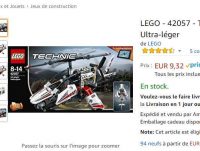 Bon plan jouet: 8€ l’helicopter Lego technic (42057 ) – prime amazon