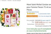 3.4€ le coffret parfum Mont Saint Michel pour femmes … faire vite