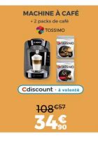 Bon plan Tassimo : machine SUNNY + 2 packs à moins de 35€