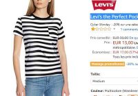 Mode: 10.4€ le tee shirt femmes LEVIS The Perfect Pocket Tee