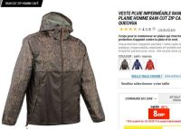 8.99€ la veste de pluie decathlon (40% de réduction) pour hommes