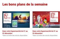 Carrefour 1-3 decembre: bons d’achats sur les jouets et sur tv et tablettes