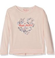 Tee Shirt Carly Jr Pepe Jeans Fille à 13-14€