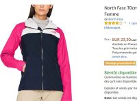 Mega affaire : 23€ la veste North Face STRATOS pour femmes en L uniquement