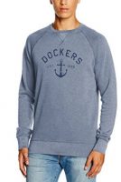 Sweat Shirt Crewneck Dockers Homme à 22-24€ en taille S & XL