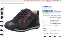 Bon prix Chaussures GEOX EACH enfants à 32 – 34€ ( en 18,19 et du 21 au 25)