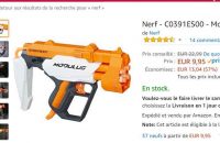 Jouet : 9.99€ le pistolet nerf Modulus Stockshot