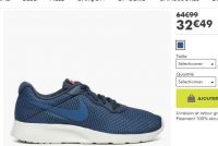 32.5€ les sneakers Nike Confort pour hommes