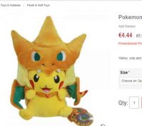 Moins de 7€ la Peluche Pikachu de 25cm