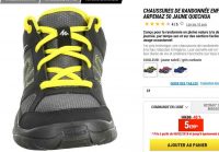 5.99€ les chaussures de randonnées enfants quechua arpenaz 50 (29 30 31 32 38 )