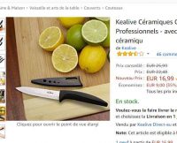 Cuisine: 9.99€ le lot de 4 couteaux ceramiques + un éplucheur