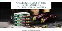 Gratuit : echantillon aubergines Cassegrain