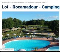 vacances de Paques : 149€ le Mobil home à Rocamadour (arrivée les 8 et 15 avril)