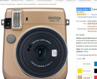 69€ l’appareil photos instantanées Fujifilm Instax Mini 70