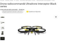 Jouet : 48€ le drone Ultradrone interceptor avec caméra,