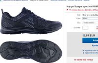 Moins de 20€ les chaussures Kappa KOMBAT MAROI