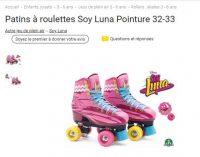 27€ les patins à roulettes SOY LUNA (en 32 – 33)