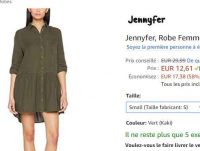 12.6€ la robe Jennyfer