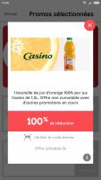 Casino : une bouteille de jus d’orange 100% remboursée et un pack de 6 laits