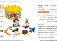 Jouet : 8.45€ la boite Lego Les briques créatives 10692 (prime amazon)