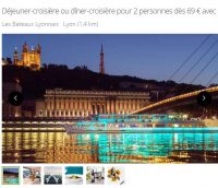 Lyon : 30% de réduction sur les croisieres repas sur le Rhone et Saone