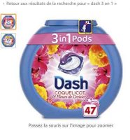 27€ les 3 boites de lessives Dash 3 en 1 Pods ( 3 x 47 )