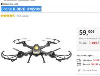 59€ le Drone R BIRD DMS180