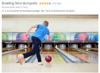 Bon plan Bowling à Nice : 50% de réduction : 7.5€ les deux parties