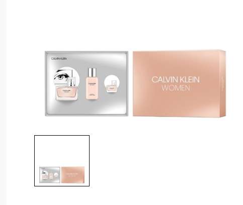 46,8€ le coffret CALVIN KLEIN WOMEN