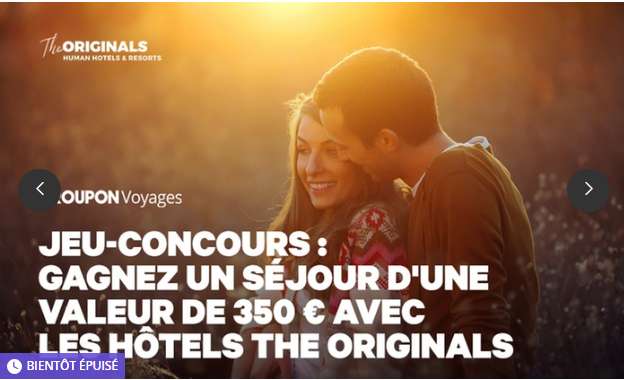 Concours Groupon: un voyage  à gagner