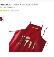 11,59€ le tablier + accessoires barbecue Barbecook