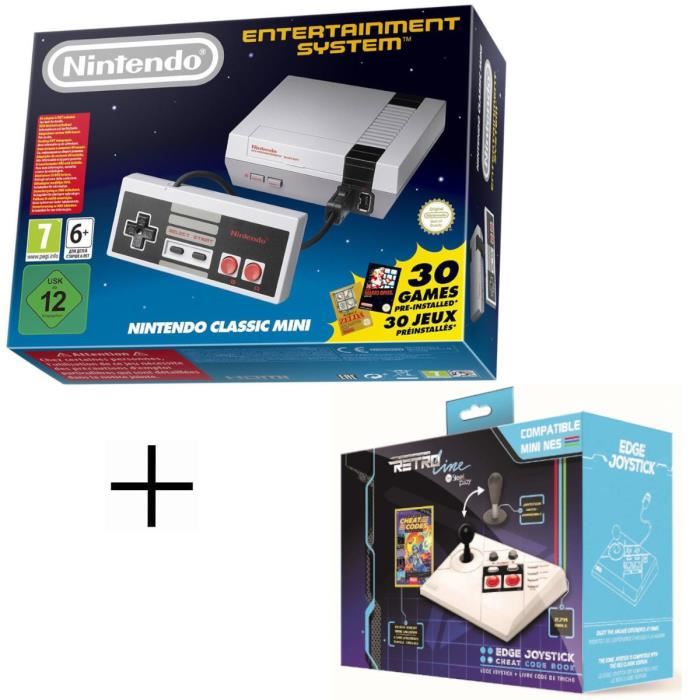 59,9€ la console NINTENDO Classic Mini NES + manette EDGE