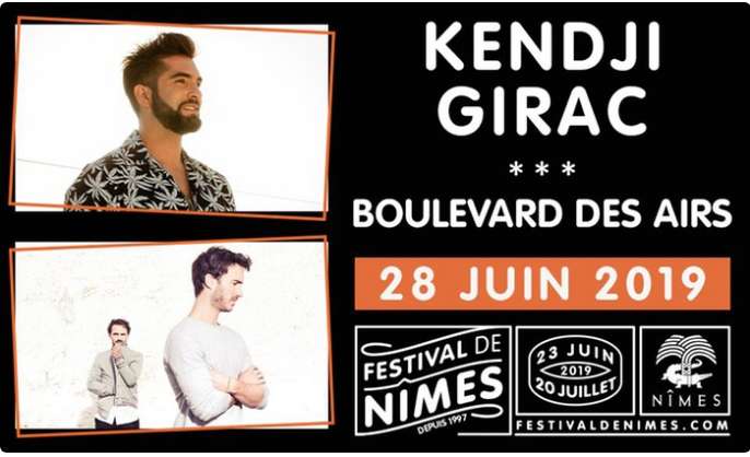 20€ le billet pour Kendji Girac au Festival de Nimes