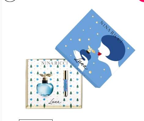 41€ le coffret parfum Luna 50ml Nina Ricci (40% de réduction)