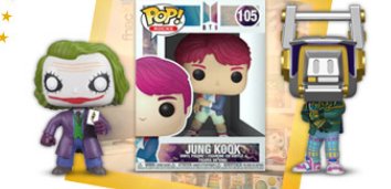 2 Figurines Funko Pop Achetés = 3 ème Offerte