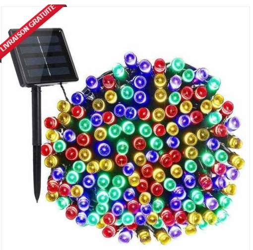 Guirlande Solaire Lumineuse pas chère à 6.5€