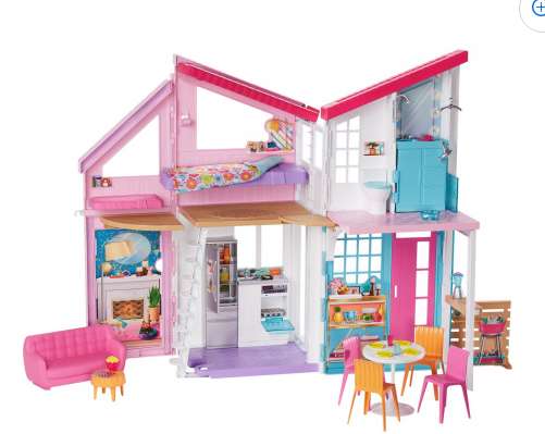 Barbie Malibu House -2 etages et 15 accessoires;
