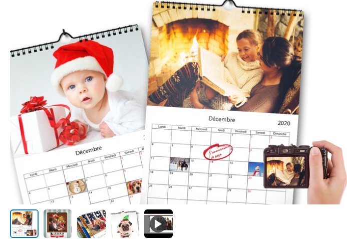 Dès 3.99€ Un Calendrier Personnalisé Printerprix