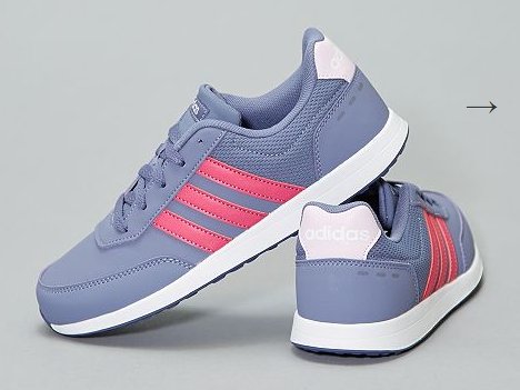 28€ Baskets VS Switch 2 K Adidas Femme