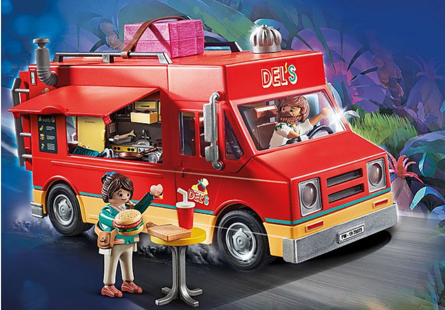 Solde sur la boite Playmobil 70075  the food truck à 14.4€