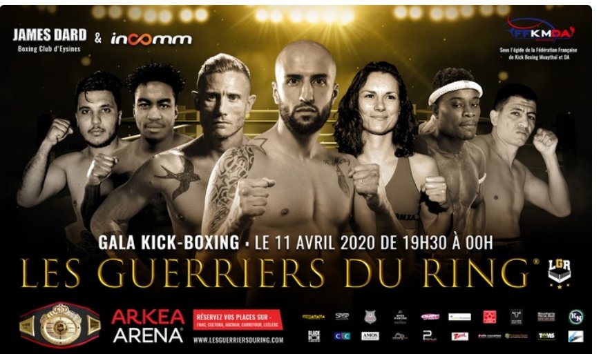 30% de réduction pour Les Guerriers du Ring à  l&rsquo;Arkea Arena de Bordeaux le 11 avril