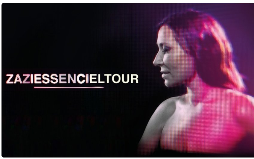 34€ la place pour le concert de ZAZIE au Théâtre du Blanc-Mesnil  le 27 fevrier