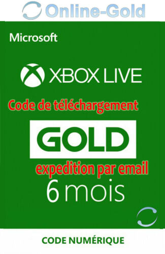 Moins de 20€ l&rsquo;abonnement 6 mois XBOX LIVE