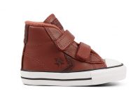 14,99€  les chaussures bébé Converse Leather Hook and Loop