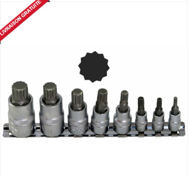 Bricolage : 11,63€ le coffret de douilles