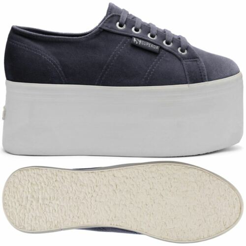22.99€ les sneakers SUPERGA VELVETCHENILLEW à grosses semelles