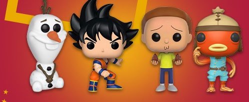 2 Figurines Funko Pop Achetées=3ème Offerte