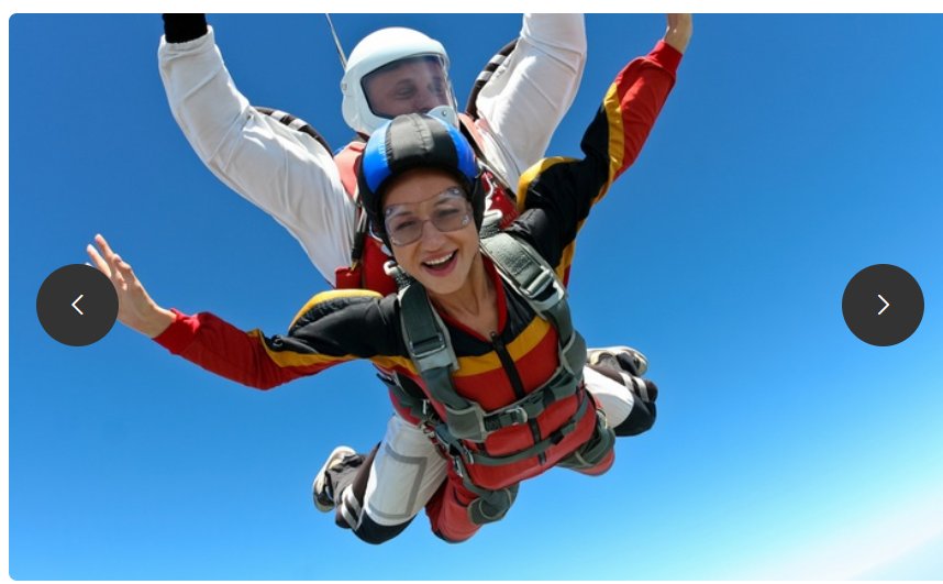 160€ le saut en parachute en Tandem à Cahor