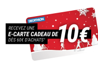 Decathlon : 10€ offerts en carte cadeau pour 60€ d’achats