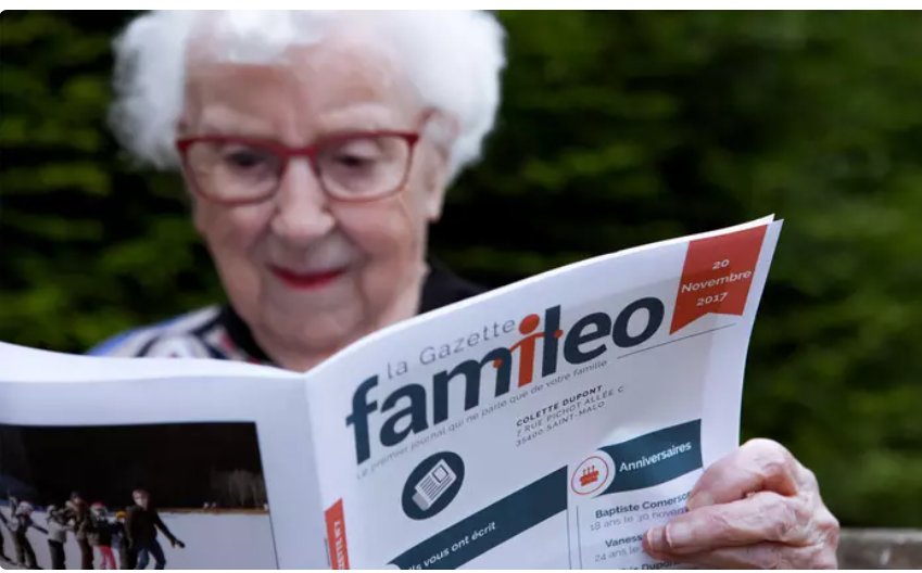7€ l&rsquo;abonnement à 3 numeros du journal personnalisable Famileo